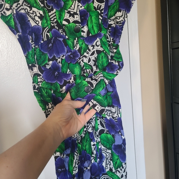 Vintage 80s April Rain party dress - Picture 7 of 9